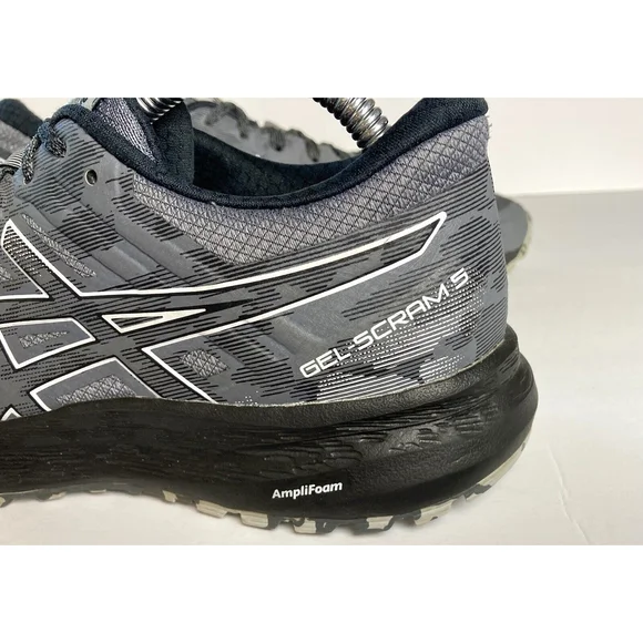 Asics Gel Scram 5 Mens Size 7.5 Gray Running All Terrain Hiking Shoes 1011A559 - Picture 3 of 7